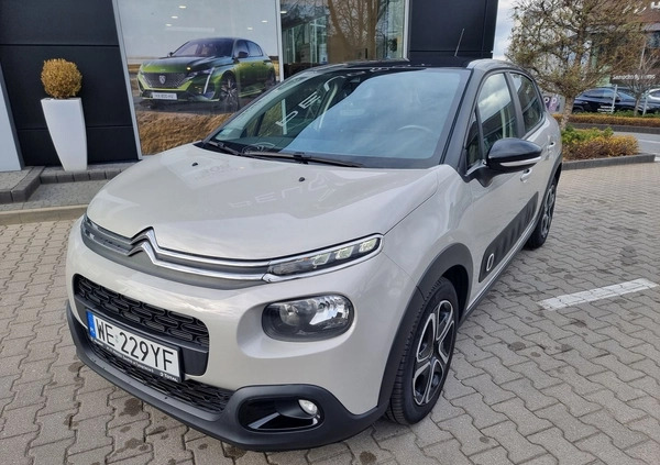 Citroen C3 cena 49900 przebieg: 99669, rok produkcji 2019 z Radom małe 497